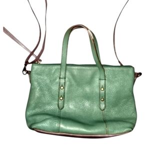 Fossil Jenna Satchel 2 Tone Tote/Shoulder Bag